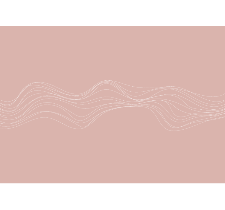 Fototapeten muster elegante geschwungene linien - TenStickers