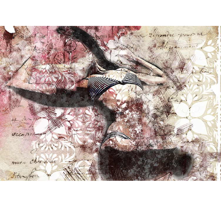 Fototapete liebe elegante tanzbewegung - TenStickers