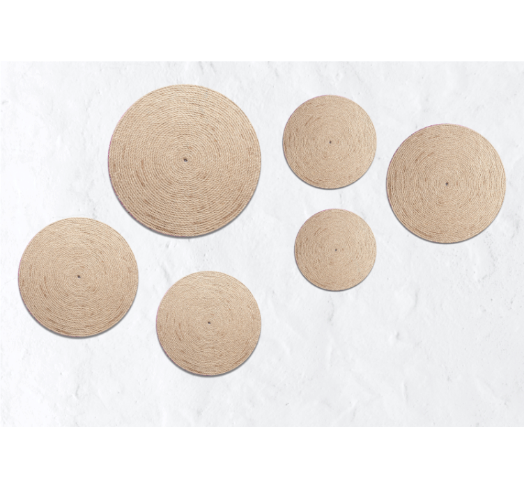 Fototapete weitere muster natürliche kreis muster - TenStickers