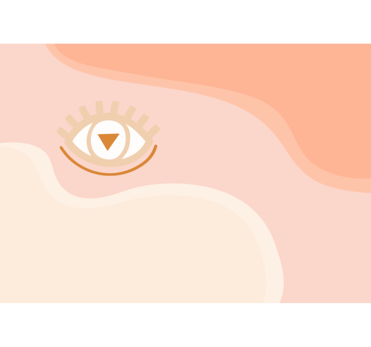 Fototapete abstrakt mit stilisiertem augendesign - TenStickers