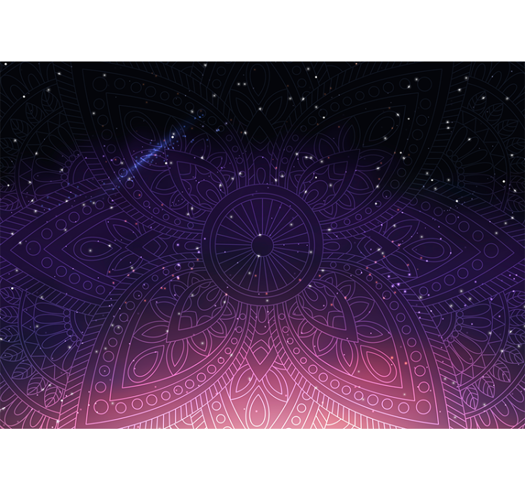 Fototapete mandala mit filigranem motiv - TenStickers