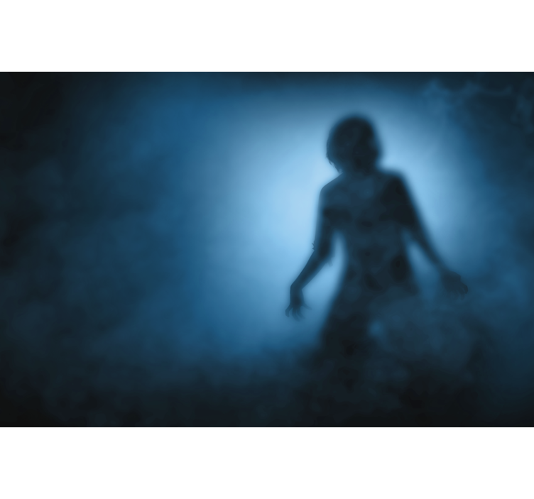 Zombie-silhouette Tapete - TenStickers