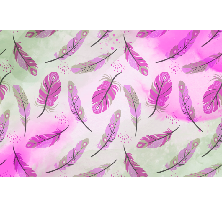 Fototapete Zen Boho-federn - TenStickers