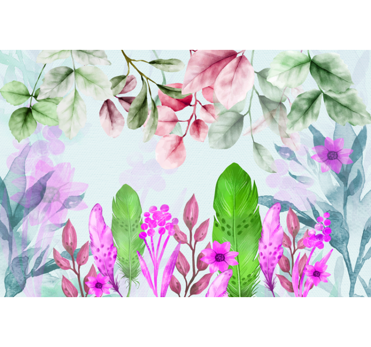 Fototapete Andere Blumen Boho-pflanzen - TenStickers
