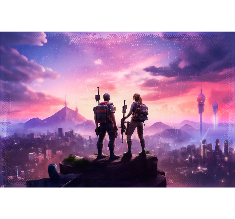 Fototapete Jugendzimmer Abenteuer Charaktere - TenStickers