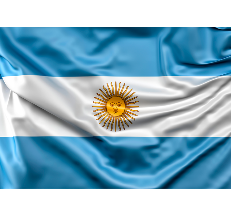 Fototapete andere Städte argentinische flagge - TenStickers