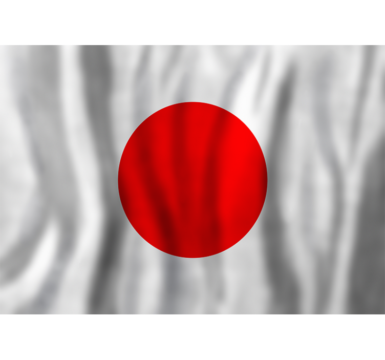 Fototapete andere Städte japanische flagge - TenStickers