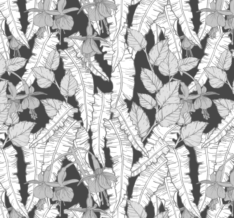 Fototapete Büro graues regenwald-design - TenStickers