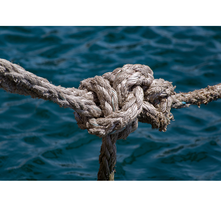 Fototapete Meer nautische knotenstärke - TenStickers