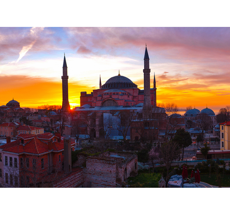 Istanbul sonnenuntergang Fototapete - TenStickers