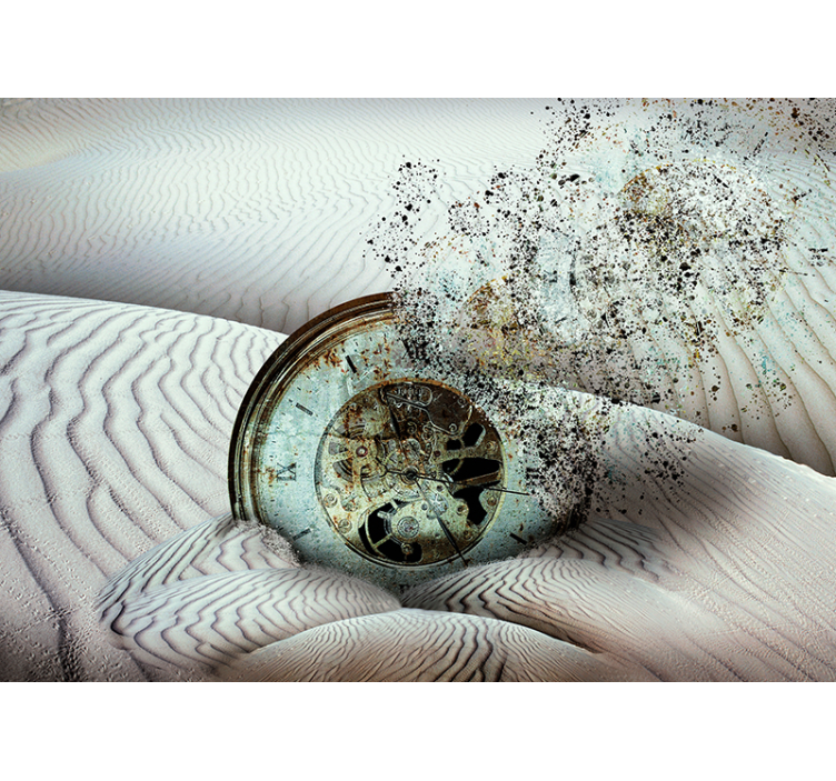 Abstrakte Wandtapete surreale Wüste - TenStickers