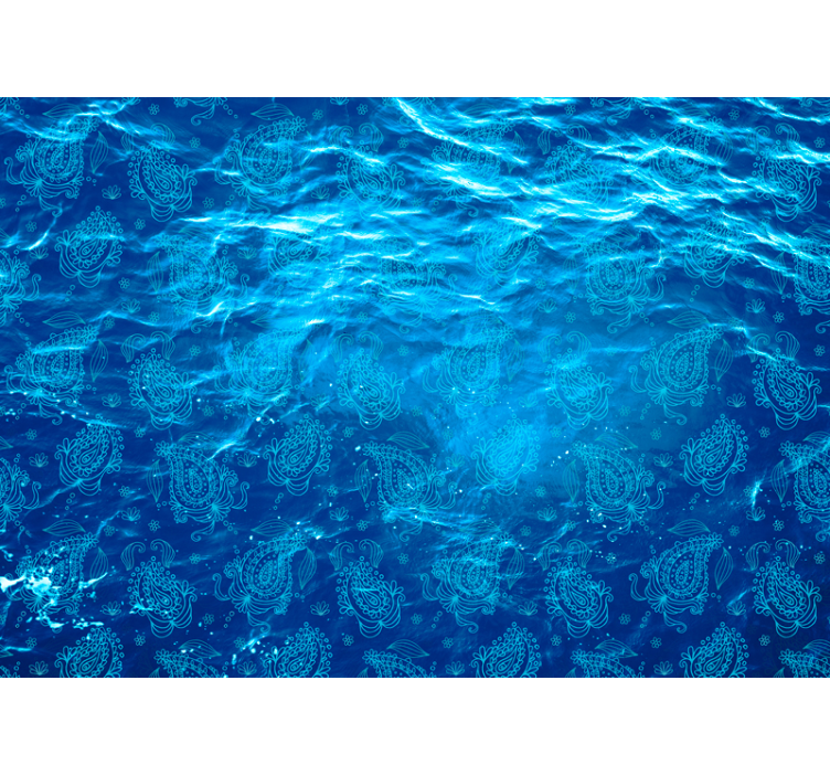 Fototapete natur wellenmuster des ozeans - TenStickers