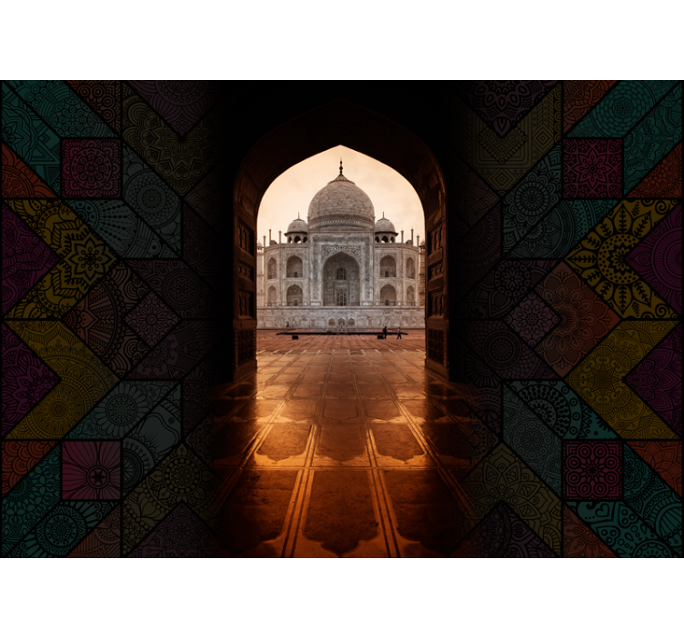 Fototapete städte taj mahal ansicht - TenStickers