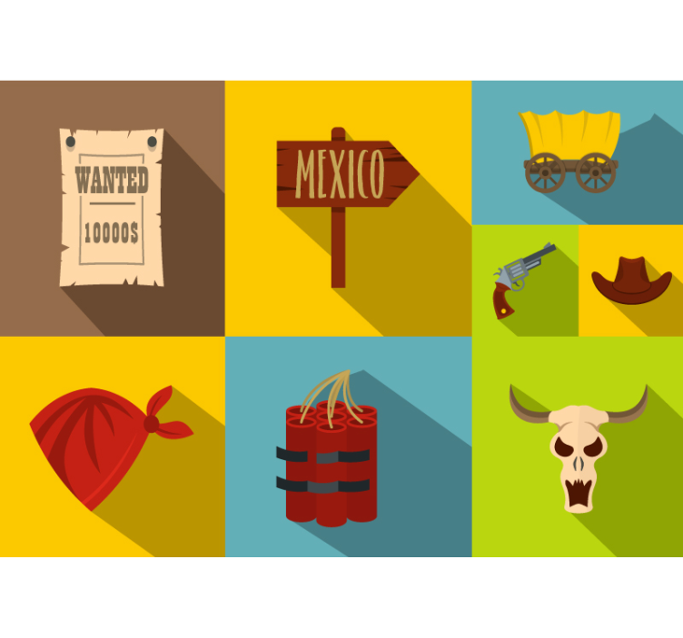 Fototapete kinderzimmer im mexiko-design - TenStickers