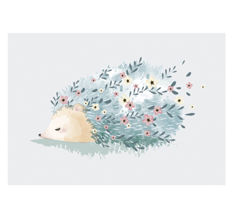 Fototapete Stachelschwein Stachelschwein kunst - TenStickers