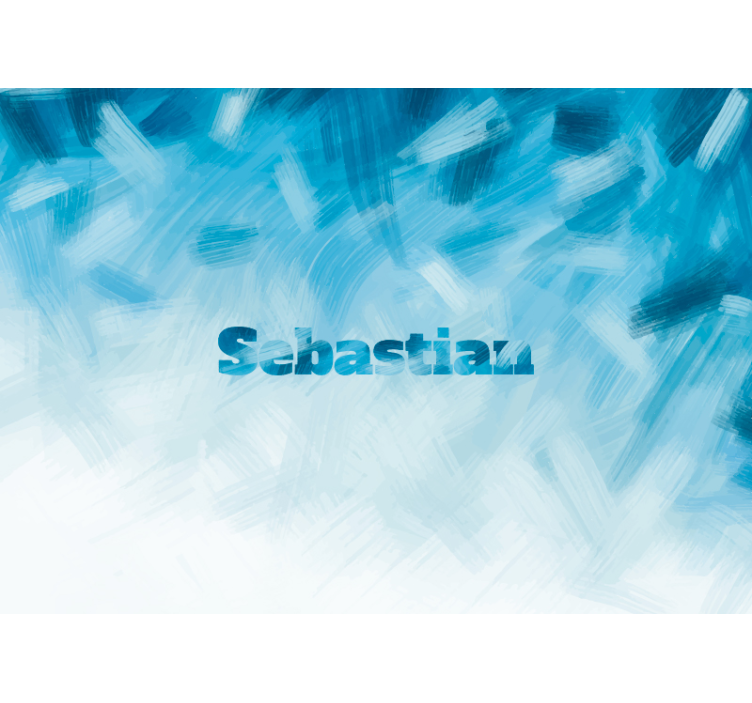 Fototapete personalisiert mit individuellem namen - TenStickers