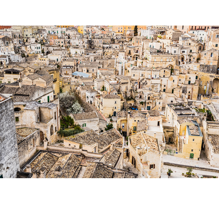 Wand Fototapete Sassi di matera Hintergrund - TenStickers