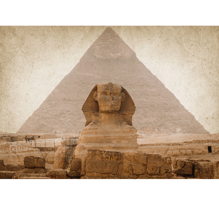 Fototapete Städte pyramiden und sphinx - TenStickers