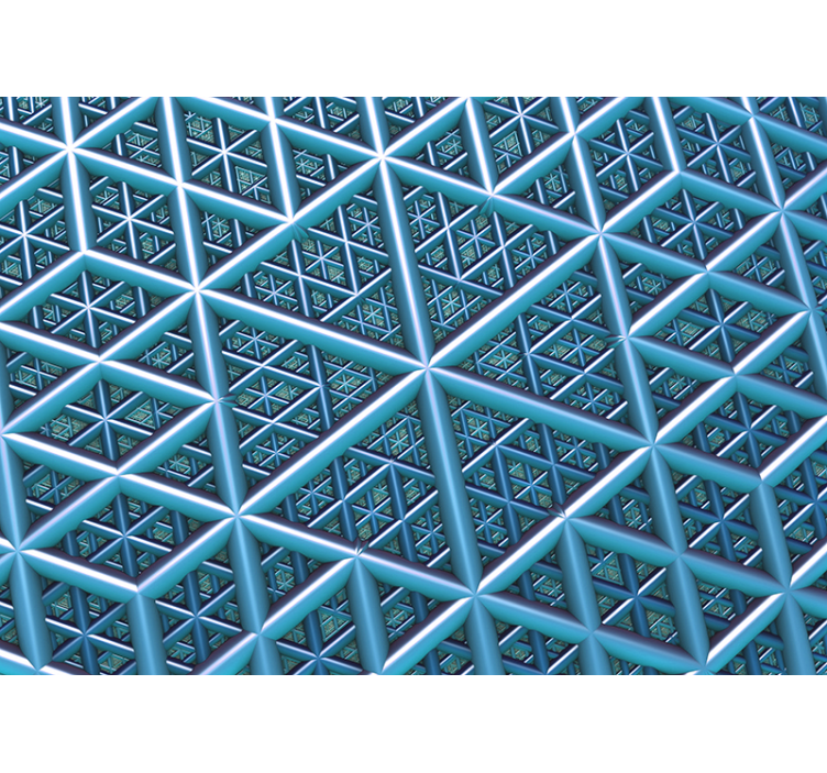 Fototapete abstrakt geometrisches musterdesign - TenStickers