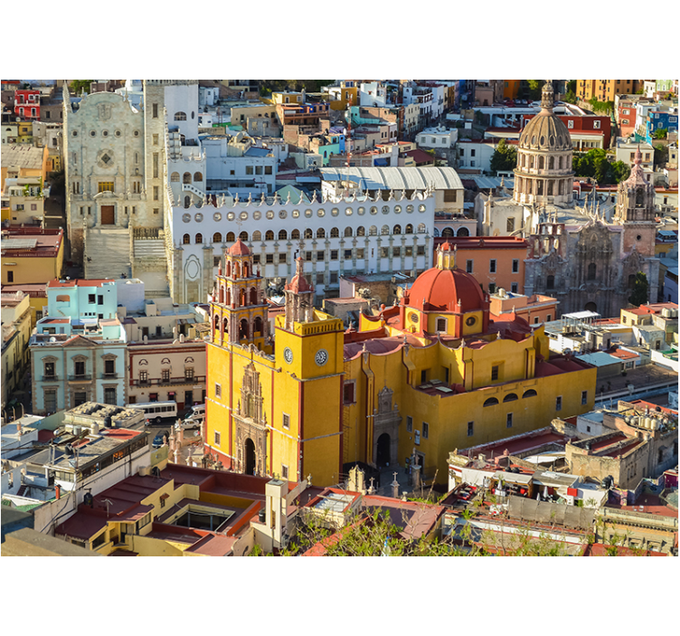 Fototapete Vintage Mexikanische landschaft - TenStickers