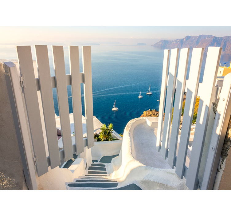 Fototapete Meer Strandeingang - TenStickers