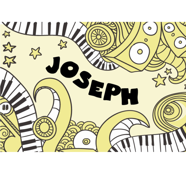 Fototapete Musik musiknotenmuster - TenStickers