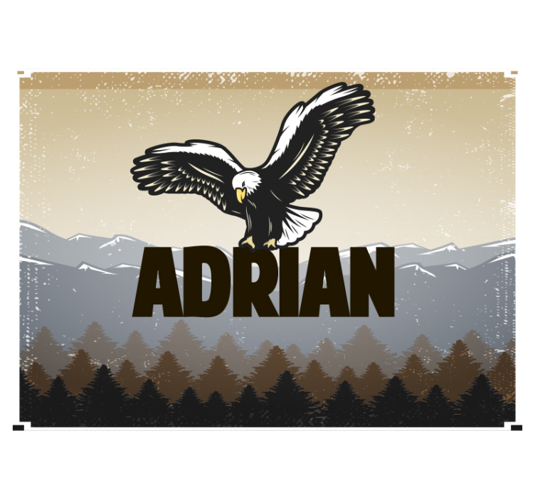 Fototapete Tiere adler im flug - TenStickers