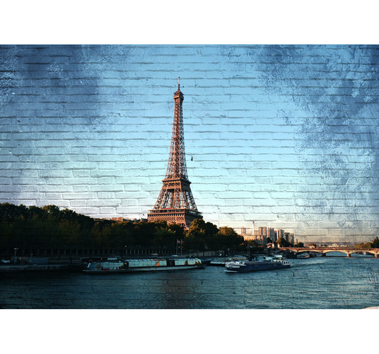 Fototapete paris sicht auf den eiffelturm - TenStickers