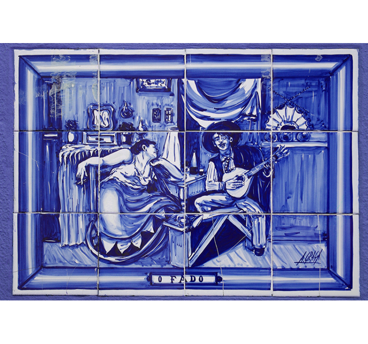 Fototapete Liebe musikerin und muse - TenStickers