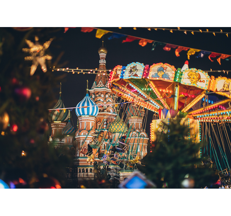 Fototapete Städte st. Basilius karneval - TenStickers