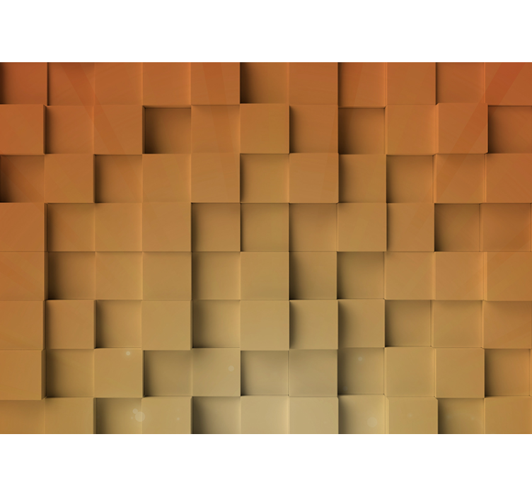 Fototapeten Muster strukturiertes würfelmuster - TenStickers