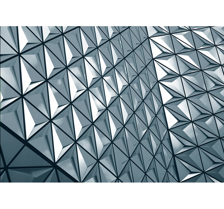 Fototapete 3D 3d-dreiecke - TenStickers