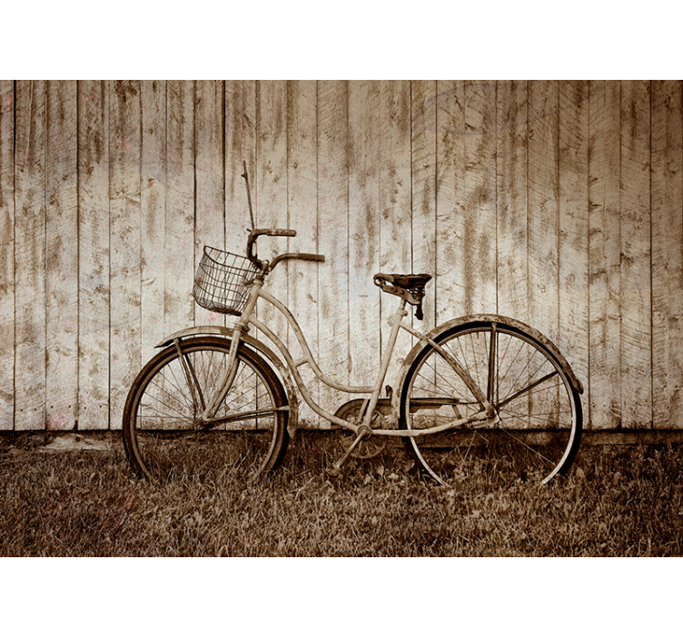 Fototapete Vintage Vintage fahrrad - TenStickers