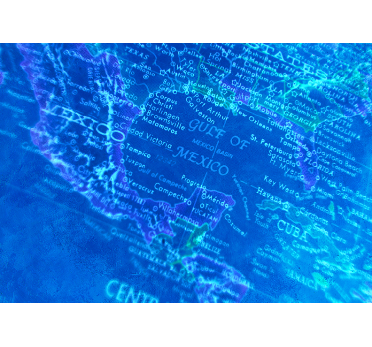 Fototapete Weltkarte vintage-kartendesign - TenStickers