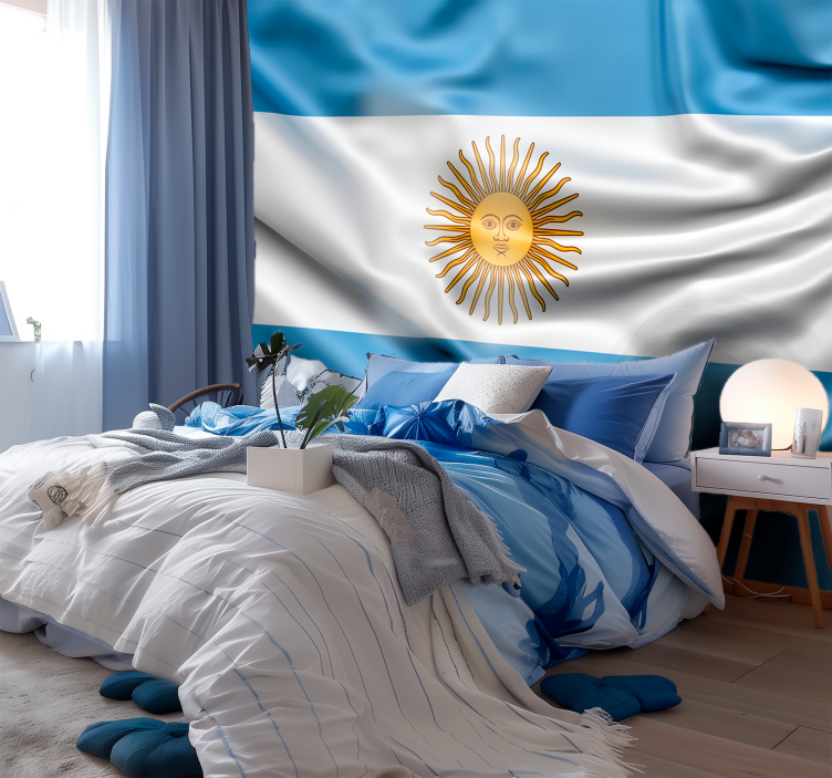 Fototapete andere Städte argentinische flagge - TenStickers
