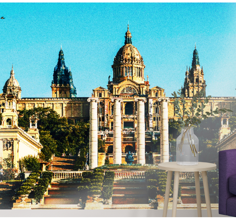 Fototapete Barcelona nationales katalanisches museum - TenStickers