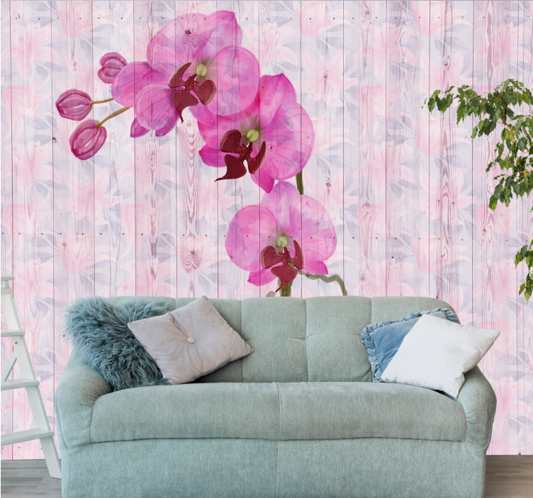 Fototapete blumen pinke orchideenblüten - TenStickers