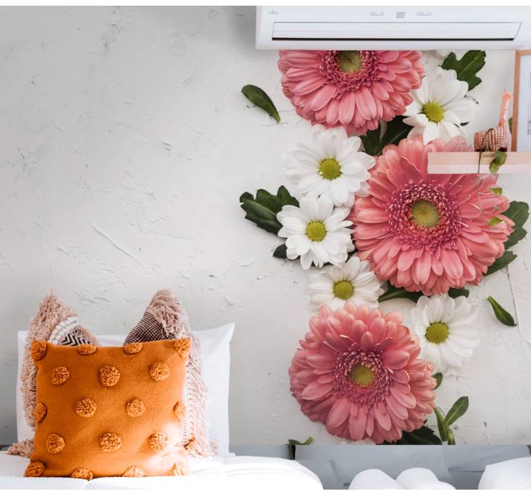 Fototapete blumen pinkes blumenarrangement - TenStickers