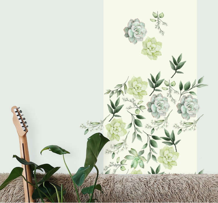Fototapete blumen saftiges blumenarrangement - TenStickers
