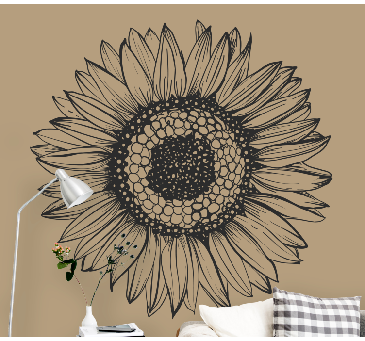 Fototapete blumen sonnenblumen design - TenStickers