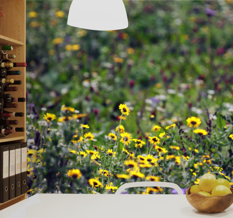 Fototapete blumen sonnenwiesenblüten - TenStickers