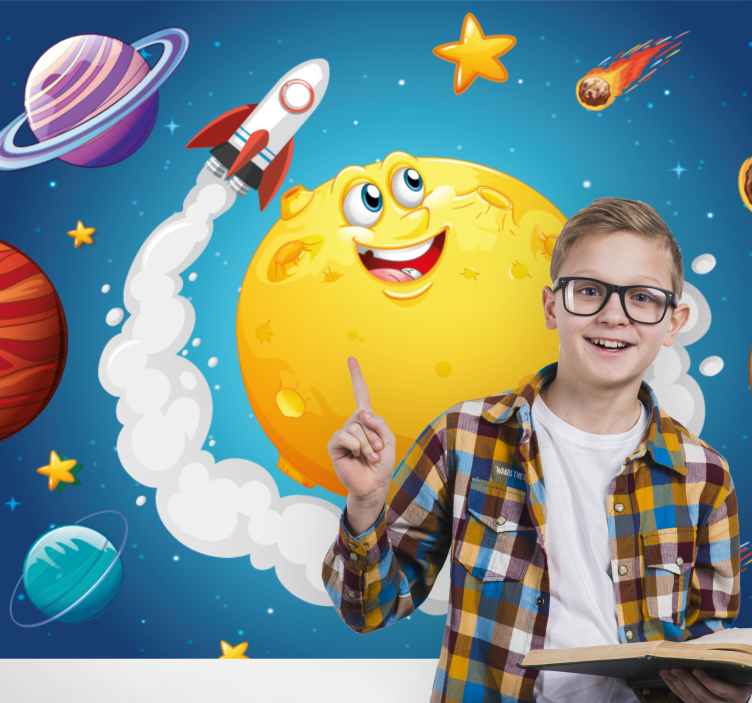 Fototapete fantasie weltraum abenteuer thema - TenStickers