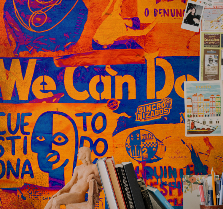 Fototapete graffiti starke ausdruckskraft - TenStickers