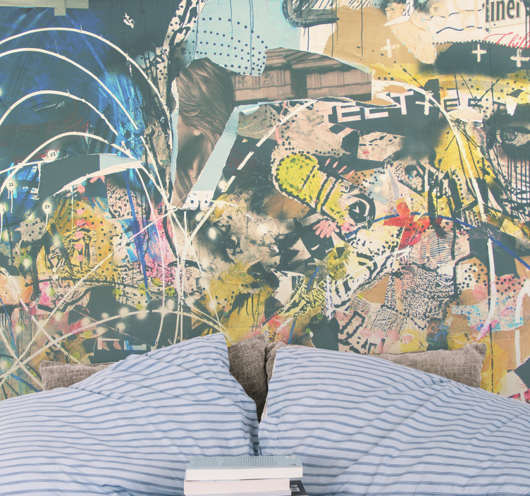 Fototapete Graffiti urbane straßenkunst - TenStickers