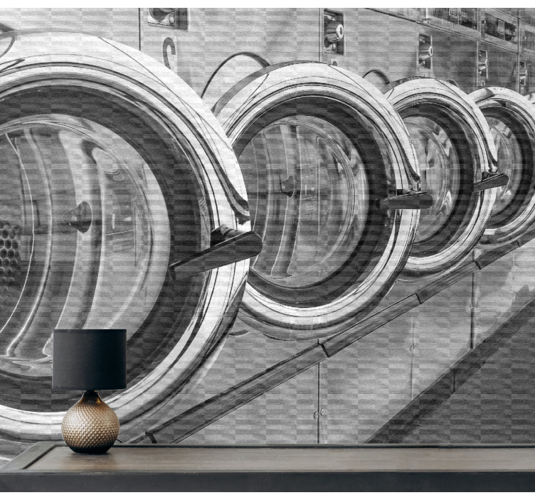 Fototapete graffiti waschsalon graffiti - TenStickers