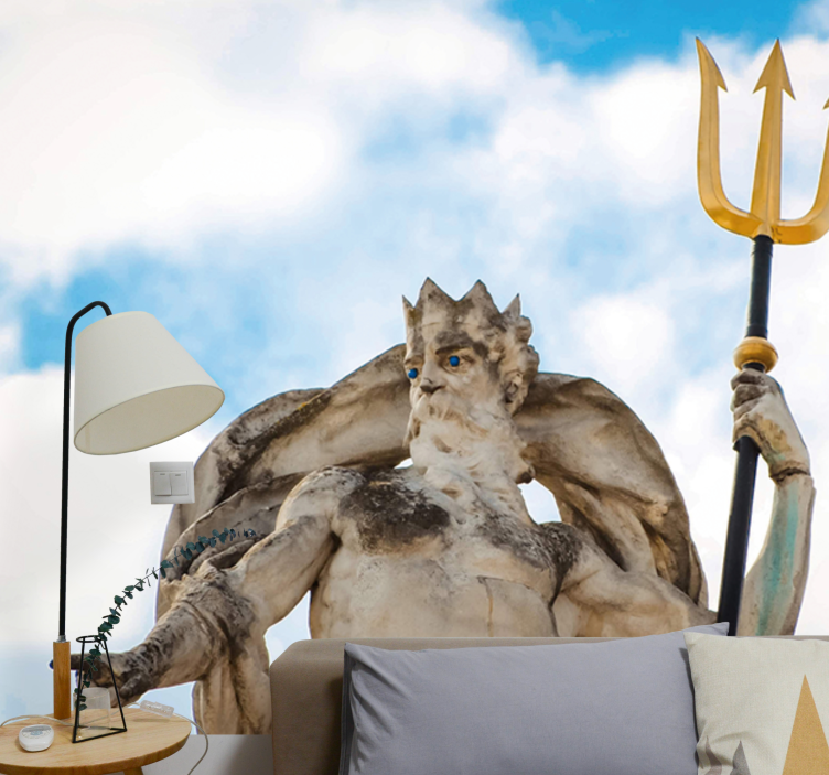 Fototapete kunst mythischer herrscher des ozeans - TenStickers