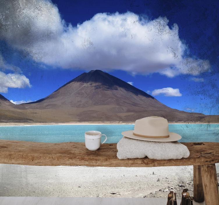 Fototapete Landschaft alpenseeperspektive - TenStickers