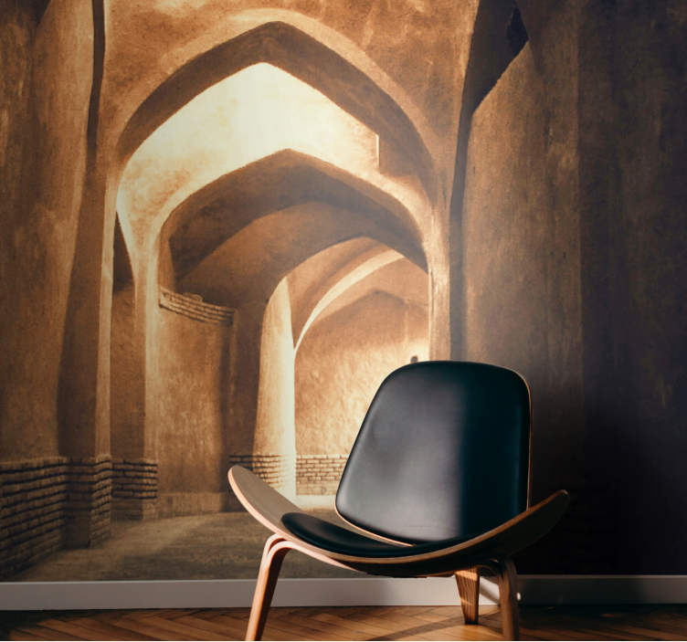 Fototapete landschaft alte bögen passage - TenStickers