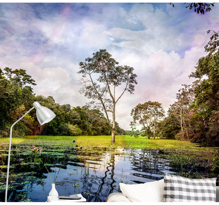 Fototapete landschaft ruhige naturszene - TenStickers