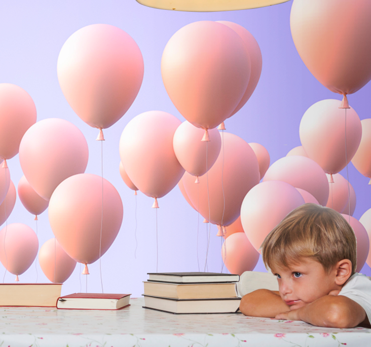 Fototapete liebe fröhliche ballonmomente - TenStickers